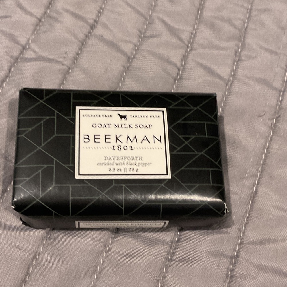 Beekman 1802 Bath Soap Set - Black, White, Tan - Picture 4 of 8